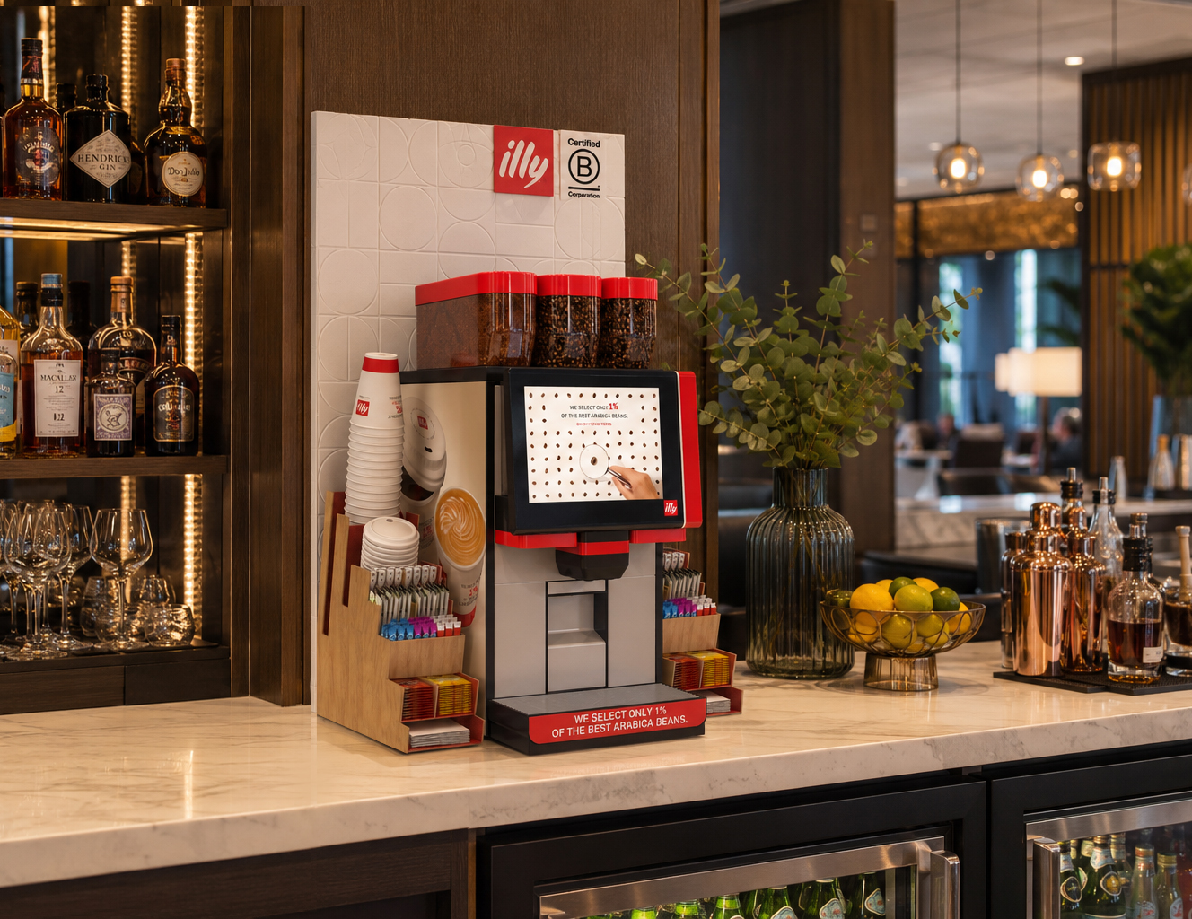 illy Proud to Serve tabletop coffee solution